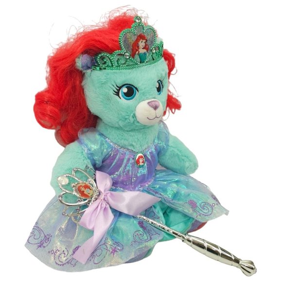 Build A Bear Disney Princess Ariel Limited Edition 17" Plush Scepter Crown Gown - Picture 2 of 16